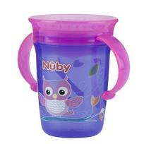 Nuby Infant Teaching Cup 240ml 10410, purple, 1 pc. blue