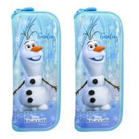 Lilpang Frozen 2 saugus užtrauktuku stalo įrankių dėklas, Olaf, 2 vnt., Korėjoje populiarūs stalo įrankiai white