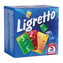 „Ligretto“ spalvotų kortų žaidimų rinkinys mėlyna