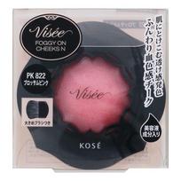 KOSE Bise Rūžinė ant skruostų su įmontuotu šepetėliu, 1 vnt., PK822 Žiedų rožinė pink