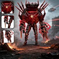 NAUJAS 3D spausdintas Skibid-i tualeto karys Stebėjimo karys Titan TV žmogus Sąnarių veiksmo figūrėlė Darbalaukio dekoracijos Kalėdinė dovana black
