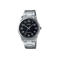 CASIO Vyriškas standartinės serijos juodas laikrodis MTP-V001D-1B MTP-V001D-1B Regular Watch Box black