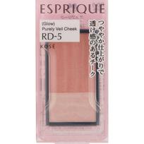 Kose ESPRIQUE Purely Veil Blush RD5 (peachy red that blends well with the skin) 3.3g Cheek rouge, highlighter, shading Apply the blood color from the