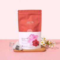Aukščiausios kokybės arbatos pakelis Ledinė arbata Hibiskas Obuolys 20 arbatos pakelių red
