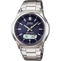Casio Wave Ceptor WVA-M630D-2AJF Vyriškas Sidabrinis Saulės energija maitinamas Radijo bangomis valdomas Laikrodis (Oficialus japoniškas produktas) gray