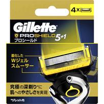 P&G Japan Gillette proshield 4 išmetimo peiliukai Vyriški pakaitiniai peiliukai Vyriški skustuvai Padėkite panaudotus peiliukus į tuščią vietą dėkle ir stumkite