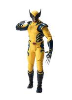 TAMASHII NATIONS Wolverine 155 mm dažyta lanksti figūrėlė S.H.Figuarts (Deadpool & Wolverine) apytiksliai. PVC ir ABS yellow