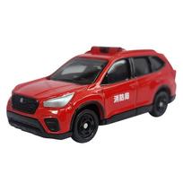 Tomica T-Arts Korea 99 Subaru Forester Fire Command Car Die-Cast Toy red