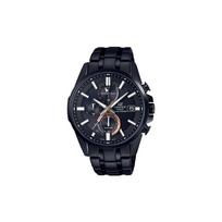 Casio EDIFICE Series Fashion Business IP Black Particle Coating Artificial Sapphire Mirror Solar Sports Waterproof Quartz Movement EFB-560SBC-1AVUPR juoda