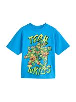 Next Marškinėliai 'Teenage Mutant Ninja Turtles' neoninė mėlyna / šviesiai ruda / šviesiai geltona / šviesiai žalia