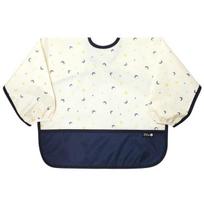 Pli? baby's color matching waterproof long-sleeved bib, 14 byeoldal, 1 piece, 1 piece white