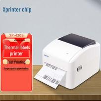 Xprinter XP-420B Barcode Label Printer CN plug (adapter included) white