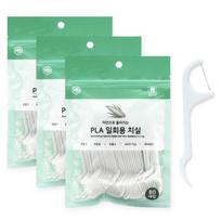 MS PLA disposable dental floss, 80 pieces, 3 pieces blue