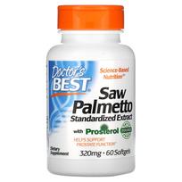 Doctor'S Best, Saw Palmetto, Standardized Extract, 320Mg, 60 Softgels