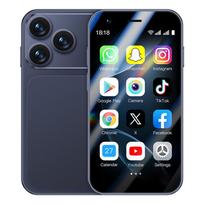 A17 mini 3G išmanusis telefonas 3,0 colio MTK 2GB RAM 16GB ROM 2 MP HD kamera Dvi SIM kortelės Aukštos kokybės Android 8.1 mobilusis telefonas su veido atpažinimu mėlyna