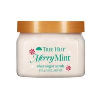 Tree Hut Shea Sugar Scrub 510g 1 Pack Merry Mint Tree Hut Merry Mint Shea Sugar Scrub, Exfoliating beige
