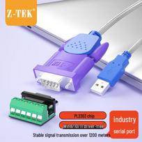 Z-TEK USB to RS485/422 Serial Converter Cable gray