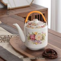 UOOSO Large Capacity Ceramic Teapot gray