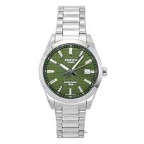 Casio Edifice Analog Stainless Steel Green Dial Quartz EFV-160D-3A 100M Men's Watch žalia