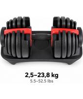 Reguliuojamo svorio Fitke® hantelis - 2,5–23,8 kg