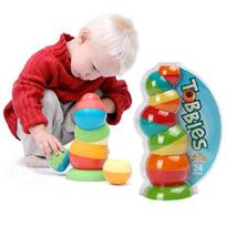 [Fat Brain] Balance Wave Color Block Tobbles, 1 piece, Korean baby products red