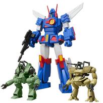 Super Minipla Combat Mecha Xabungle Mecha 4-piece candy/gum (Combat Xabungle) blue