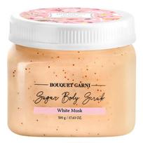 Bouquet Garni Sugar Body Scrub White Musk Fragrance, 500g, 1 piece white