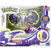 Pokemon keičiasi figūrėlė Lunala, 1 vnt., populiarūs korėjiečių žaislai mažiems vaikams beige
