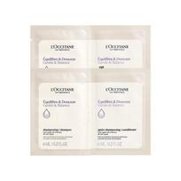 L'Occitane Oil Control Balancing Shampoo & Conditioner Trial Pack white