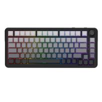 AJAZZ AK820 MAX PLUS Mechanical Gaming 82 RGB Metal 8000mAh Compact Certified for Technical Use Keyboard, 75% Layout, Keys, Tenkeyless, Backlight,