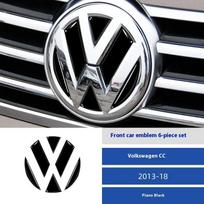 VW Volkswagen Jetta MK5 Golf Automobilio Emblemos Lipdukai Tinka VW Volkswagen CC 2013-2018 Priekiniai Ir Galiniai Automobilio Emblemos Lipdukai gray