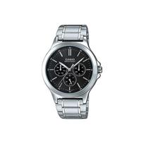 CASIO Vyriškas standartinės serijos juodas laikrodis MTP-V300D-1A MTP-V300D-1A Black Dial Regular Box black