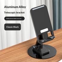Bluetooth garsiakalbis su telefono laikikliu 5-in-1 mobiliojo telefono laikiklis 360° stovas 5000 mAh Power Bank black