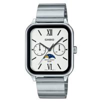 Casio Water Resistant 50 M Quartz Movement Stainless Steel Watch White Dial Unisex watches MTP-M305D-7A2V Random Watch Box,White Dial white