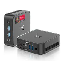 HUIDUN H80 3500U Su klaviatūra QWERTY Mini PC su AMD Ryzen™ 5 16GB RAM+512GB SSDAMD Radeon™ RX Vega 8 Windows 11 Pro juoda