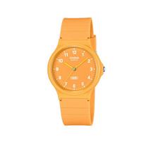 Casio Life Waterproof Quartz Movement Resin Strap Watch Unisex Watches Orange MQ-24B-9BJF Orange Watch Dial orange