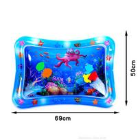 New Interactive Water Sensory Play Mat For C Thickened Inflatable Water Mat Cat Dog Pet Playmat With Fish Sea Toy Water blue
