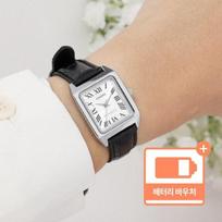 Casio Moteriškas kvadratinis odinis laikrodis LTP-V007L-7B1 beige