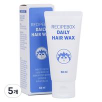 Recipe Box Daily Hair Wax for Children, 5 Pieces, 50ml white