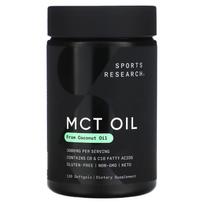 Sporto tyrimai, MCT aliejus, 3000 mg, 120 minkštųjų gelių (1000 mg viename minkštame gelyje)