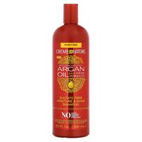 Creme Of Nature, Sertifikuotas natūralus argano aliejus iš Maroko, Be sulfatų drėkinantis ir blizgesio suteikiantis šampūnas, 20 fl oz (591 ml) brown