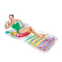 Bestway Aukštos Mados Sulankstomas Gultas Suaugusiems Vandens Žaidimų Plaukimo Ratas BW14046 43023KR, Korėjietiški vandens pramogų reikmenys beige