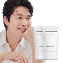 Monsieur J Hydro Moisture Sun Essence Men's Hypoallergenic Sensitive Sun Cream 50ml, 2 pieces beige
