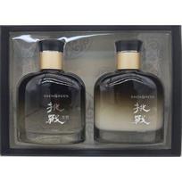 Fresh green/challenge 2-piece set/toner/lotion 150ml/men's cosmetics/raw green, 1 set black