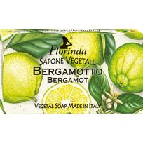 Florinda Italian natural vegetable handmade fragrance soap Bergamot 100g green
