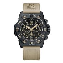 NAVY SEAL CHRONOGRAPH 3580 SERIJOS Luminox SEA Navy SEALs Guminis Dirželis Karinis Lauko Tvirtas Anglies Pluoštas 200M Atsparus Vandeniui Japonijos Įgaliotas Garantinis Aptarnavimas juoda
