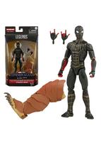 Hasbro Marvel Legends Series Movie [Spider-Man: No Way Home] Black & Gold Suit Spider-Man 6-inch Action Figure F3019, Authentic, with Build-a-Figure black