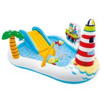 INTEX Žvejybos linksmybių žaidimų centras baseinas, 218 x 188 x 99 cm, 57162 [Oficialus japoniškas produktas] blue