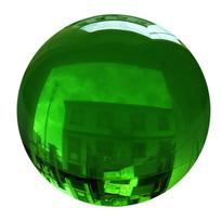 20-90mm Spalvotas Skaidrus Stiklinis Kristalinis Rutulys Namų Dekoravimui Green
