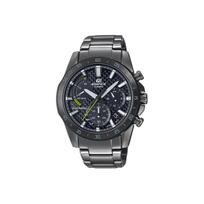 Casio Edifice Series Simple Casual Fashion Quartz Watch Stainless Steel Band Men watches Black EQS-930DC-1A Black gray